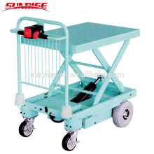 New design warehouse handing equipment electric scissor lift table truck